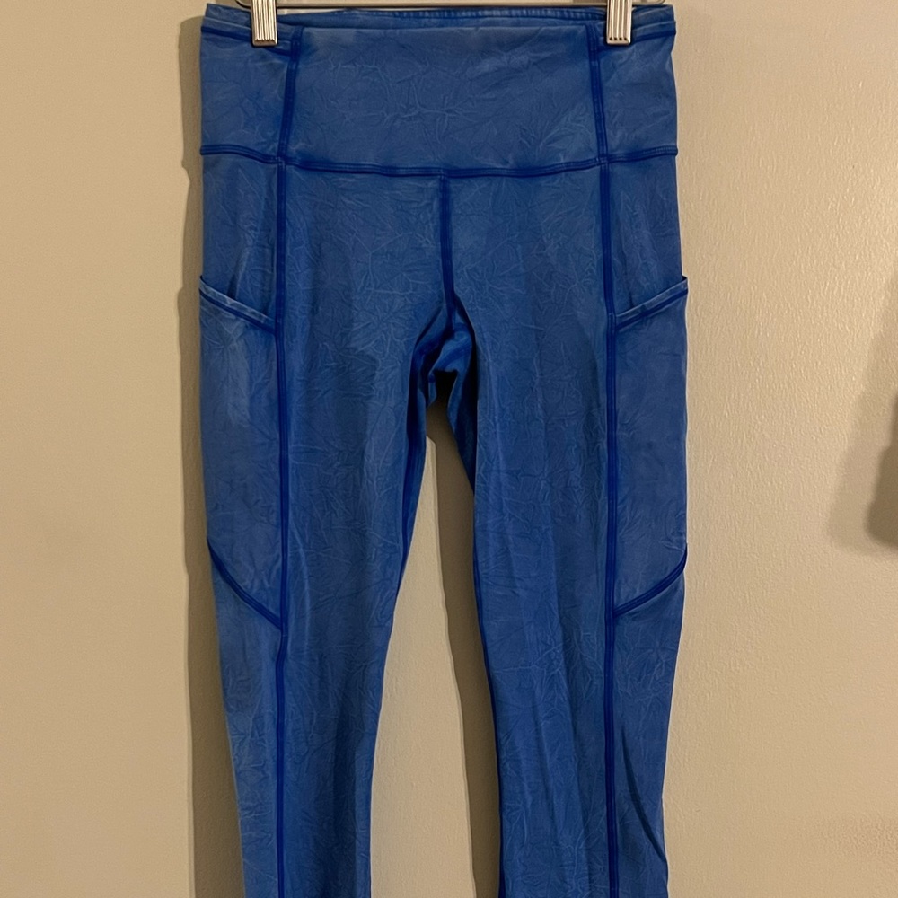 blue lululemon leggings